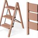 3 Step Stool Foldable Ladder, Lightweight Aluminum Step Ladder
