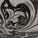 Large Flowers Wall Art for Living Room Natural Wood Float Framed Art Set of 3 William Morris Floral Canvas Pictures Vintage Artwork Botanical Canvas Poster Prints for Bedroom Wall Decor 20"X28"X3 (Brown)