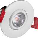 NICOR Lighting 2 inch LED Gimbal Recessed Downlight in White, 4000K (DGD211204KRDWH)