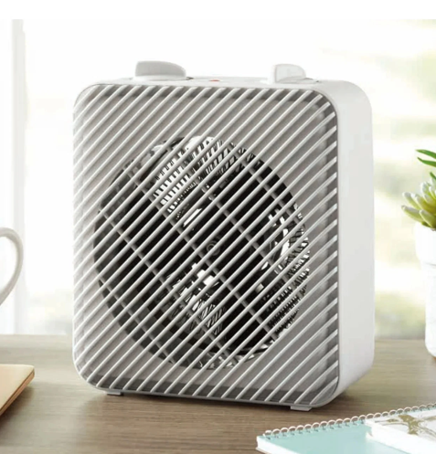 PACK OF 4 Pelonis 1500W 3-Speed Electric Fan-Forced Space Heater White