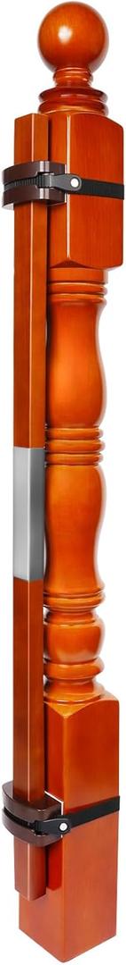 1 Pcs No Hole Stairway Baby Gate Mounting Kit - Fits Round & Square Banisters, Compatible with Most Hardware and Pressure Mount Baby Gates Up to 37 inches Tall