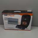 Back Massager with Heat,Heated Seat Cover Cushion with 5 Vibrating Massage Nodes Chair Pad for Pain Relief Home Office Use