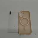 SUPFINE Magnetic for iPhone 17 Case (Compatible with MagSafe)(Military Grade Drop Protection) Translucent Matte Shockproof with Anti-Fingerprint Phone Cover,Desert Gold