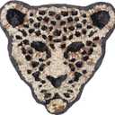 Iron on Leopard Patch Sequin Patches Embroidered Badge Motif Applique Patch for Clothing Jeans T-Shirt