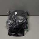 BAGSMART Rolling Duffle Bag with Wheels, 35L Carry on Travel Bag with Detachable Wheels, PVC Wet Pocket Duffel bag with Wheels, Black