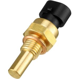 1 PC Engine Coolant Temperature Sensor, ECT Temp Sensor Compatible with Chevy GMC Cadillac Buick, Replacement OEM#12608814 15404280 12191170 60811520(Gold)