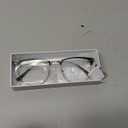 Blue Light Blocking Glasses for Men Anti-Fatigue Computer Monitor Gaming Glasses Prevent Headaches Glasses (Arrow Silver/Black)