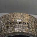 CENBOSS Rattan Christmas Tree Collar, Wicker Tree Skirt & Stand Base Cover (Brown Wash, 24 inch)