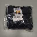 TCCFCCT Safety Polo Shirt for Men, Hi Vis Shirts for Men Reflective, Hi Vis Shirts for Men Construction Work, Night Working, Night Running, PLD-Black-M