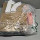 Potty Training Seat, Cute Tiger Design Elements, Foldable Toilet Seat with Soft Cushion, Suitable for Both Boys and Girls, with Splash Guard Anti-Slip Pad Step Stool(Pink)