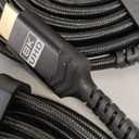 JSAUX 8K HDMI Cable 2.1 2 Pack 10ft, 48Gbps Ultra High Speed HDMI Cable Braided Cord (4K@144Hz, 4K@120Hz, 8K@60Hz) HDCP 2.2&2.3 HDR 10 eARC ARC, Compatible with Switch 2/PS5/Laptop/Monitor/HDTV/-Black