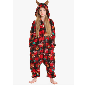 ATOZ Onesie for Kids, Animal Pajamas Halloween Cosplay Costume for Girls Boys 150