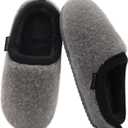 ONCAI Women's House Fuzzy Slippers Cozy Winter Warm Indoor Outdoor Bedroom Shoes Size 8, Grey