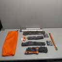 Eazer 64'' Squeegee Window Cleaner 2 in 1 Rotatable Window Cleaning Tool Kit with Telescopic Pole, Window Washing Equipment with Bendable Head for Indoor/Outdoor Window and Car Glass