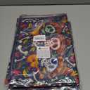 3 x LFIVEOOH Dia De Los Muertos Mexican Table Runner, Sugar Skull Decor, Rustic Linen Day of The Dead Decorations, Fiesta Party for Home Kitchen Dining Room, 7213 Inch