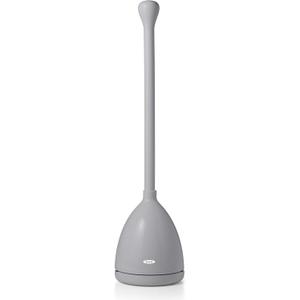 OXO Good Grips Toilet Plunger with Holder - Gray 6.3 x 24