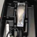 Andis 01815 Professional Master Adjustable Blade Hair Clipper, Carbon Steel T-Blade - Silver