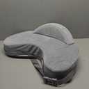 Momcozy Innovative Safety Guard Nursing Pillow - Firm & Springy Memory Foam - Stable, Ergonomic Support & Comfort - Wider Breastfeeding Cushion, Adjustable, Removable Cover, Baby Safety Certified (CozyLite)