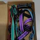 6 Pcs Reflective Dog Collar Soft Padded Breathable Adjustable Nylon Pet Collar with Safety Locking Buckle for Dogs Cats Puppy Pets Accessories(Small,Fresh Color)