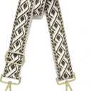 1.5" Wide Purse Strap Adjustable Replacement Gold Hardware Long Crossbody Bag Strap for Thick Shoulder Bags Canvas Handbags Straps