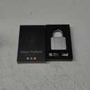 Eseesmart Fingerprint Lock, Waterproof Padlock with Key and Mobile APP, Suitable for Gates, Fences, Gym, Cabinets, Office, Silver