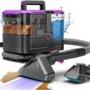 Portable Carpet Cleaner & Upholstery Cleaner Machine - 21Kpa Carpet Cleaner Machine, Self-Cleaning, Deep Cleaner for Pet Stains, Cars, Couch, Rug, Furniture with Dual Brush, Large Tank, Purple