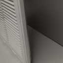 12" X 24 Steel Return Air Filter Grille for 1" Filter - Removable Face/Door - HVAC Duct Cover - Flat Stamped Face - White [Outer Dimensions: 14.5 X 25.75]
