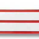 Self Adhesive Door Kick Plate 32 Inches Acrylic Decrotive Protection Plates for Exterior Interior Bottom of Doors Peel and Stick On,1/10 Inch Thickness 6x32 in White