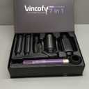 7-in-1 Hot Air Styler & Hair Dryer with 110,000 RPM High-Speed Motor Blow Dryer Brush for Fast Drying, Curling, Straightening & Volumizing  No Heat Damage  for All Hair Types  Violet