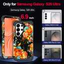 Casetego for Galaxy S26 Ultra Case,Three Layer Heavy Duty Sturdy Shockproof Protection Full Rugged Hard PC+Soft TPU Bumper Protective Girls Case for Samsung Galaxy S26 Ultra 5G 6.9 inch,Deep OrangeFlo