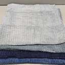 MIULEE Blue Decorative Pillow Covers 18x18 Inch Set of 4 Boho Western Farmhouse Home Decor Couch Throw Pillows Summer Coastal Corduroy Pillowcases Industrial for Sofa Living Room Bed