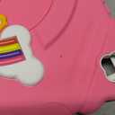 XZC Case for Samsung Galaxy Tab A11+ Plus/A9+ Plus 11 Inch Case Unicorn Heavy Duty Shockproof Protective Case with Stand/Shoulder Strap for Kids Girls Women (Rose)