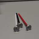 Xuhal 3 Pcs Stainless Steel Kitchen Thermometer with 5 Inch Long Stem 1 Inch Dial Thermometer Milk Frothing Food for Oven Probe Meat Grill BBQ Cooking Chocolate Water (Red,Black,White)