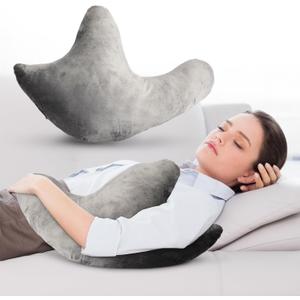 Cheer Collection Rotator Cuff Pillow  Shoulder Surgery Recovery Pillow for Side Sleepers, Arm Support Cushion for Rotator Cuff Injury & Post Surgery Comfort, Gray