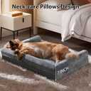 BFPETHOME Dog Beds for Large Dogs, Orthopedic Dog Bed for Medium Large Dogs,Big Waterproof Couch Pet Bed with Removable Washable Cover Size: 42"l x 30"w x 7"th