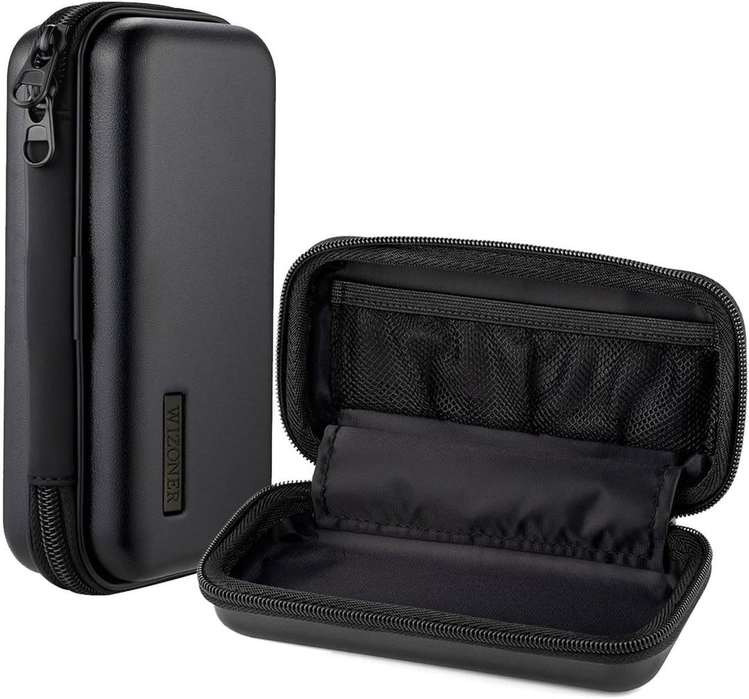 Trimmer Case, Razor Storage Bag Shaver Travel Hard EVA Box for Electric Trimmer and Accessories - Case Only (Black)