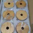 SENTVEND 16 Oz Drinking Glasses with Bamboo Lids and Glass Straw - 6 Pcs Glass Cups Beer Ice Coffee Glasses Cute Aesthetic Cup Great for Coffee Bar Accessories Include 2 Cleaning Brushes