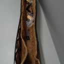 LaLaGreen Deck Railing Planter Outdoor (48 Inch, 2 Pack) Extra Large Metal Wall Hanging Planters with Coco Liner Black Rectangular Window Boxes Plant Bracket Holder Garden Rail Fence Balcony Patio