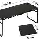 Folding Camping Table, 40.9" x 17.3" x 16.9"