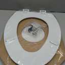 Bemis 1500EC 390 Lift-Off Wood Elongated Toilet Seat, Cotton White (Pack of 1)
