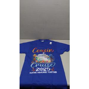 Cousins Cruise 2025 Cruising Cousins Vacation Trip Matching T-Shirt Blue Small