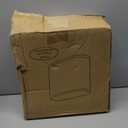 Baosia Black Slim Rectangular Plastic Can with Press Type Lid,12 Liter / 3.2 Gallon Narrow Bin with Pop-up Lid for Toilet,Bedroom,Bathroom,Office,Kitchen,Powder Room