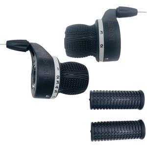 BIFROST MTB Bike Bicycle 3X6 Speed Twist Grip Gear Shifter Rubber Handle DIP 21S Mountain Shift