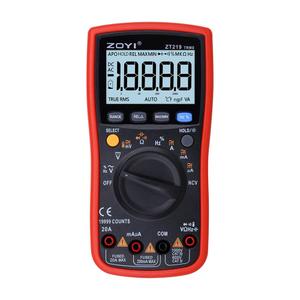 ZOYI ZT219 True RMS Digital Multimeter 19999 Counts, Auto ranging NCV, Temperature, Capacitance, Frequency Duty Cycle Tester, with Backlight Data Hold