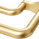 KAMANINA Double Curtain Rod 72 to 150 Inch, Gold Wrap Around Drapery Rods