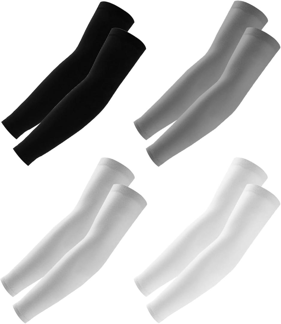 4Paris Arm Sleeves for UV Sun Protection, Cooling Sports Arm Compression Sleeves for Men Women