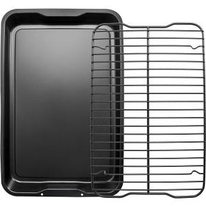 Foodi Non-Stick Bakeware Set, Repalcement for Ninja Foodi NeverStick Cookware B33003 with 15'' x 10'', 17'' x 11'' and 19'' x 12'' Baking Sheet 3 Pack, Food Grade - No PFOA, Dishwasher Safe