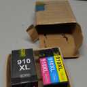 910XL Replacement for HP 910XL Ink Cartridges for HP Printers HP910 HP910XL 910 Ink Work for Office Jet Pro 8010 8010e 8015e 8020 8020e 8022e 8025 8025e 8028e 8030 8035e Black and Color - 4 Pack