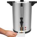 Valgus Commercial Stainless Steel Coffee Urn 135-Cup 20L Large Capacity Coffee Maker Electric Hot Water Bottles with Percolator Automatic Temperature Control for Large Events, Parties, Weddings