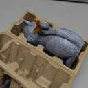 Nacome Cat Outdoor Statues for Garden: Outside Decor with Butterfly Clearance for Yard Art Lawn Ornaments Porch Patio Balcony Home House for Grandma Mom Women